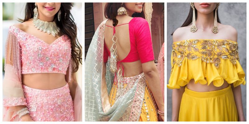 wedding lehenga blouse designs